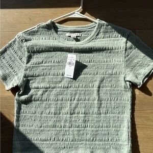 American Eagle Textured Green Top